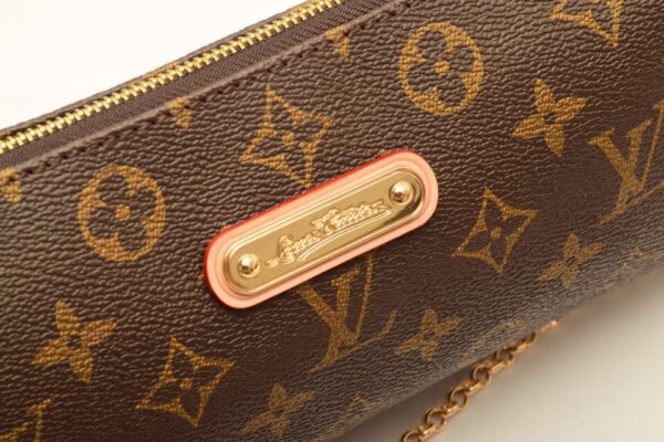 LOUIS VUITTON EVA SHOULDER BAG MONOGRAM BROWN 25CM - Image 4