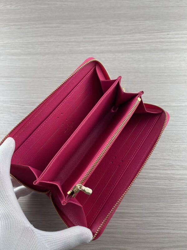 LOUIS VUITTON ZIPPY WALLET DARK PINK M60017 - Image 3