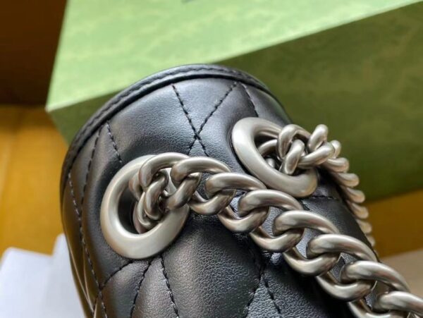 GUCCI MARMONT MINI SHOULDER BAG 446744 UM8AN 1000 - Image 8