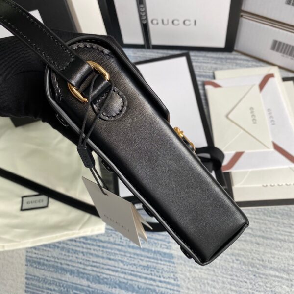 Gucci Horsebit 1955 mini bag 625615 0YK0G 1000 - Image 4