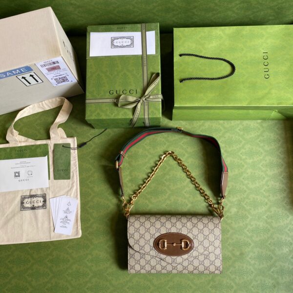 GUCCI HORSEBIT 1955 SMALL BAG 677286 HUHHX 8565 - Image 9