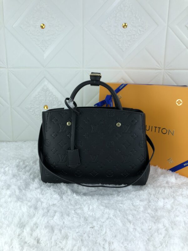 LOUIS VUITTON MONTAIGNE BB EMPREINTE NOIR BLACK 33CM - Image 5