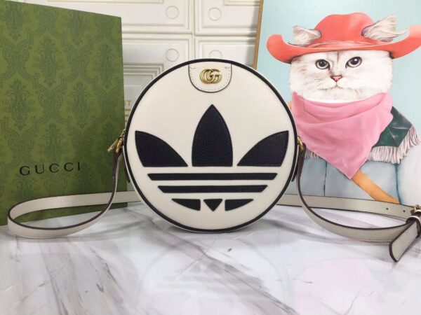GUCCI x ADIDAS OPHIDIA SHOULDER BAG WHITE 22CM 702626 DJ24T 8847 - Image 5