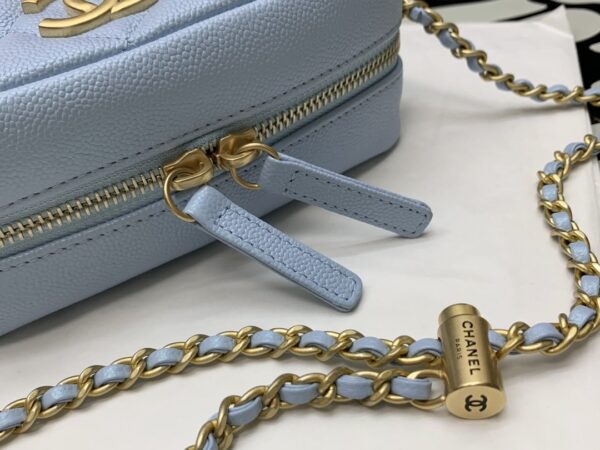 CHANEL VANITY PEARL CRUSH BLUE 17CM - Image 5