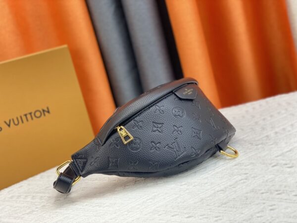 LOUIS VUITTON MONOGRAM EMPREINTE BLACK BUMBAG M44812 - Image 4