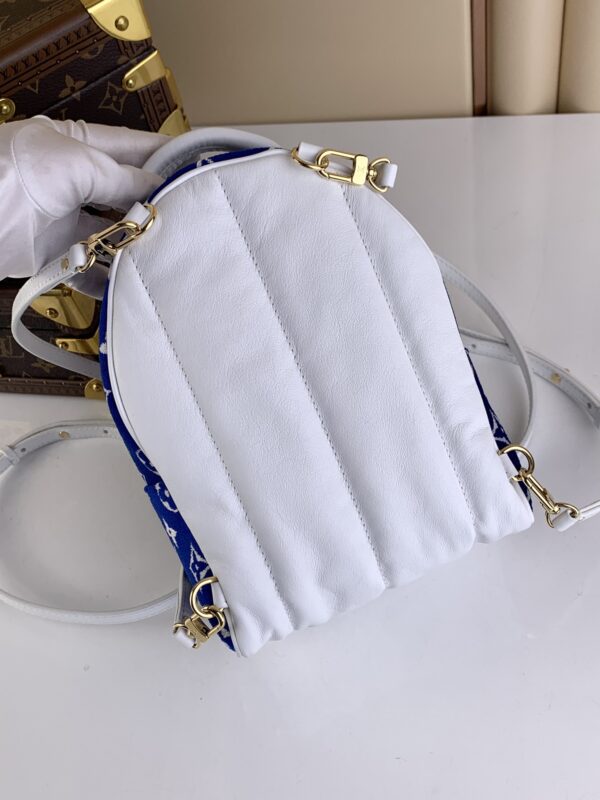 LOUIS VUITTON PALM SPRINGS MINI BACKPACK 22CM BLUE M46207 - Image 4
