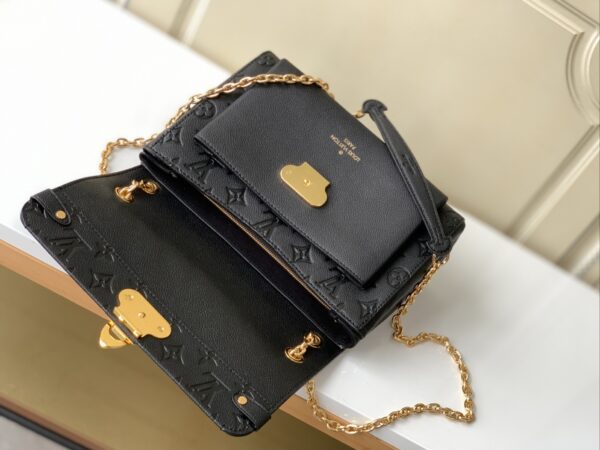 LOUIS VUITTON VAVIN PM 25CM BLACK M44151 - Image 7