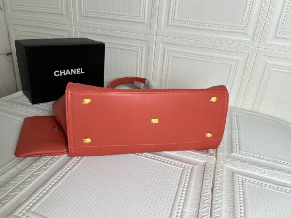 CHANEL LARGE SHOPPING BAG 38CM RED A66941 - Image 4