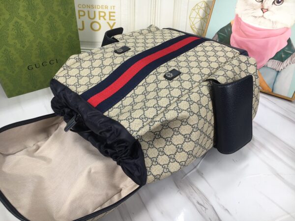 GUCCI OPHIDIA GG MEDIUM BACKPACK BLUE 40CM 598140 HUHAN 4079 - Image 9