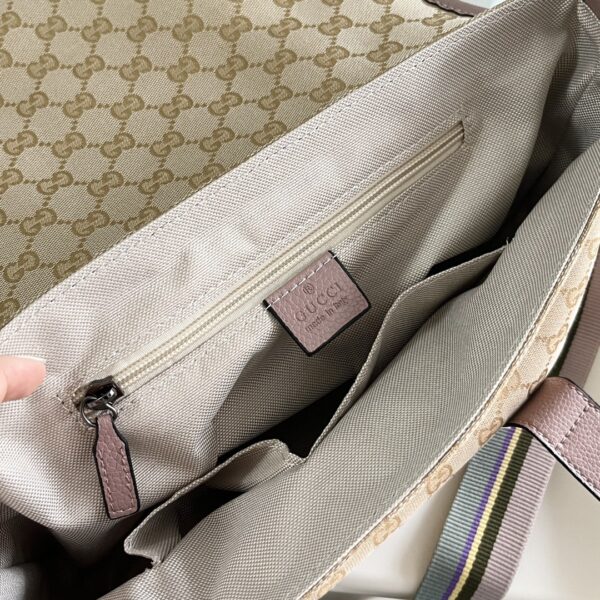 GUCCI MONOGRAM GG BUM BAG BELT POUCH WAIST BAG BEIGE ROSE - Image 2