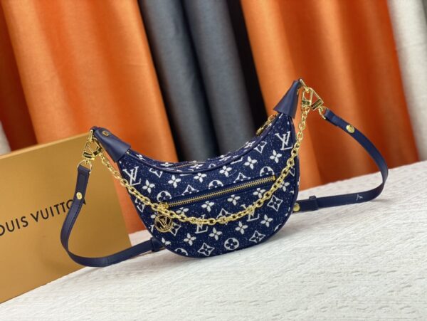 LOUIS VUITTON LOOP DENIM BLUE  23CM - Image 2