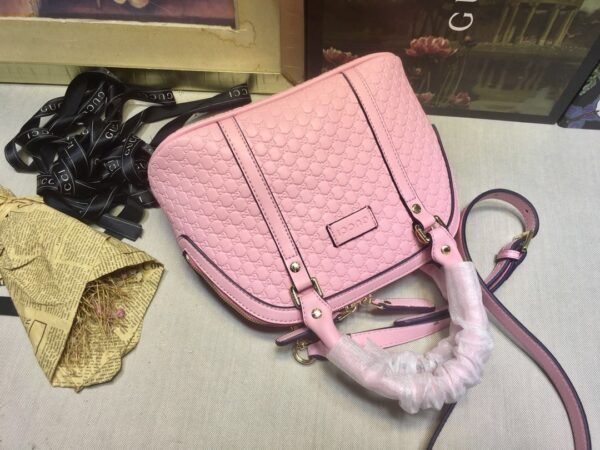 GUCCI GG DOME SATCHEL SHOULDER BAG PINK 24CM - Image 8