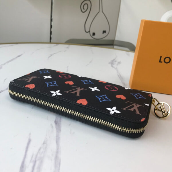 LOUIS VUITTON ZIPPY AROUND WALLET BLACK M80323 - Image 9