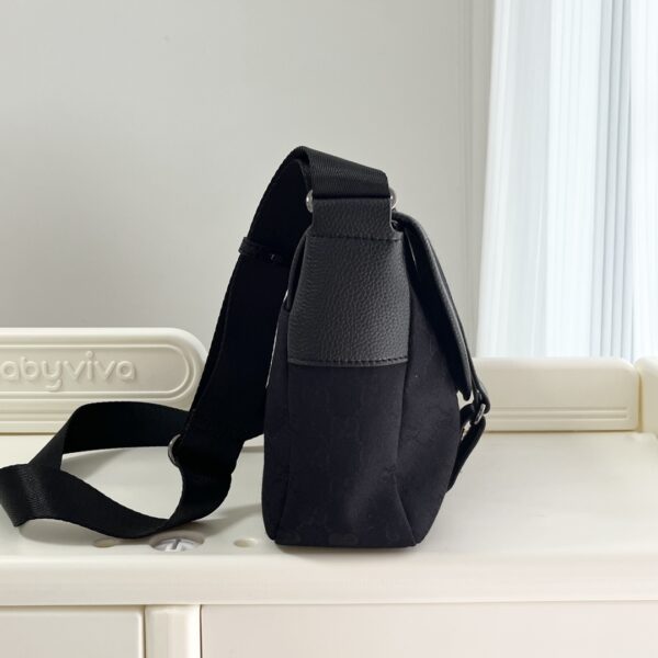 GUCCI MONOGRAM GG BUM BAG BELT POUCH WAIST BAG BLACK - Image 2