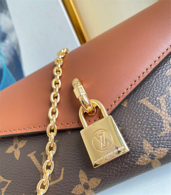 LOUIS VUITTON PADLOCK ON STRAP 19CM CARAMEL M80763 - Image 10