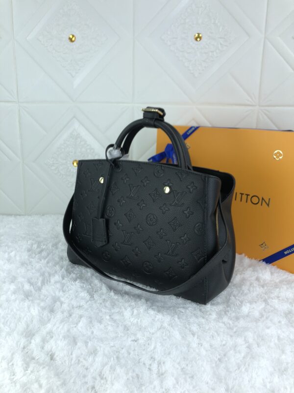 LOUIS VUITTON MONTAIGNE BB EMPREINTE NOIR BLACK 33CM - Image 6