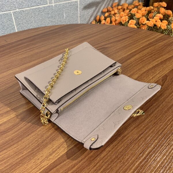 LOUIS VUITTON VAVIN CHAIN WALLET TOURTERELLE GRAY M69423 - Image 8