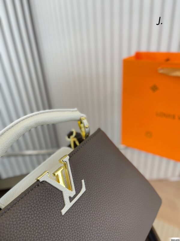 LOUIS VUITTON CAPUCINES MM BROWN M59516 - Image 5