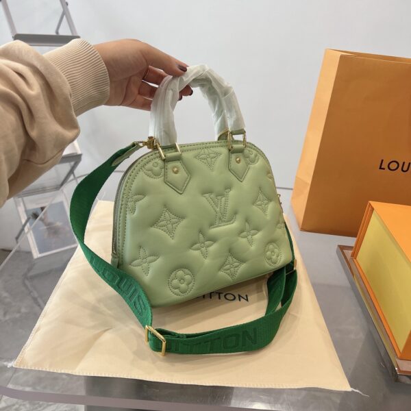 LOUIS VUITTON ALMA BB IN LIGHT GREEN M20855 - Image 6