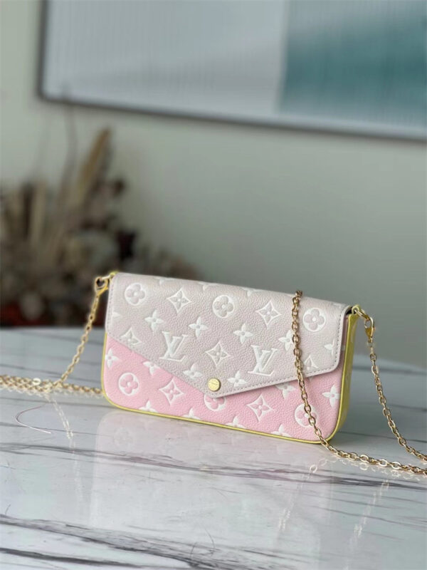 LOUIS VUITTON FÉLICIE POCHETTE 21CM PINK M81359 - Image 2