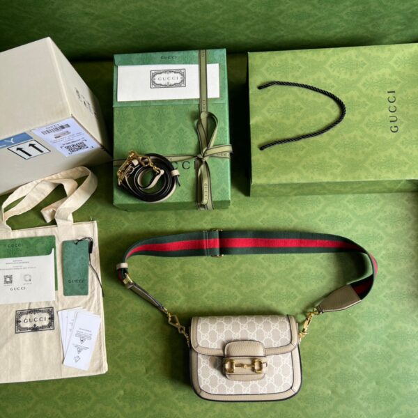 GUCCI HORSEBIT 1955 MINI BAG 658574 UULAG 9682 - Image 4