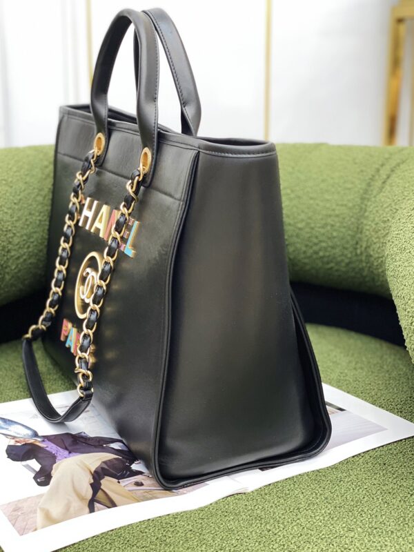 CHANEL LARGE SHOPPING BAG BLACK A66941 - Image 2