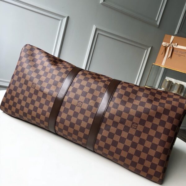 LOUIS VUITTON KEEPALL BANDOULIÈRE 55 DAMIER EBENE N41414 - Image 6