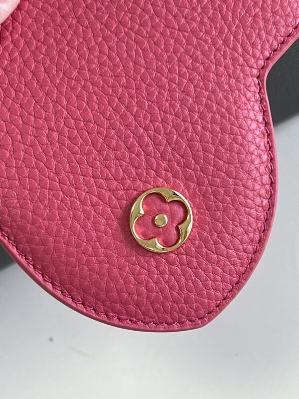 LOUIS VUITTON CAPUCINES MM 31CM BLACK AND ROSE BERLINGOT M59882 - Image 8