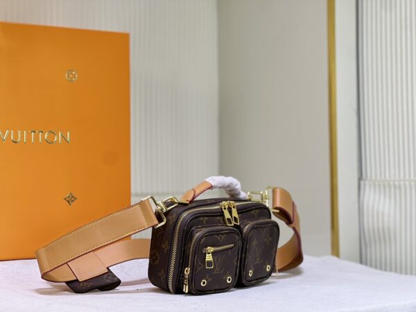 LOUIS VUITTON UTILITY CROSS-BODY BAG BROWN - Image 8