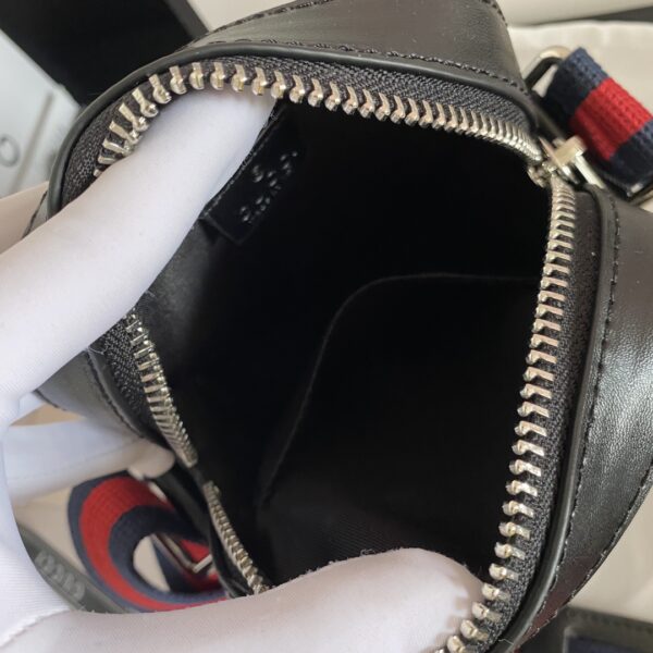 GUCCI MESSENGER GG SUPREME BLUE RED WEB SMALL BLACk - Image 7