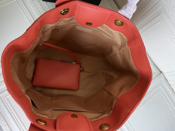 CHANEL LARGE SHOPPING BAG 38CM RED A66941 - Image 2