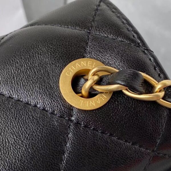 CHANEL CROSSBODY BAG BLACK 22CM AS2634 - Image 2