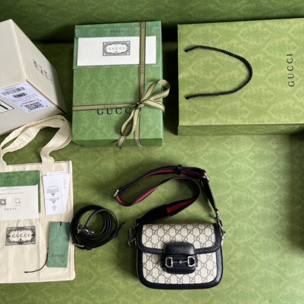 GUCCI HORSEBIT 1955 MINI BAG 658574 96IWN 4076 - Image 7
