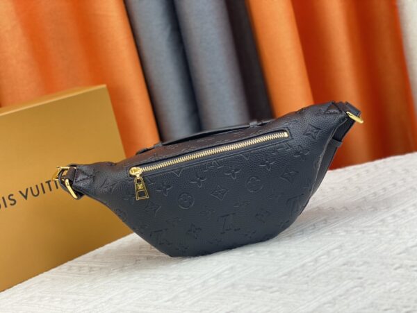 LOUIS VUITTON MONOGRAM EMPREINTE BLACK BUMBAG M44812 - Image 8