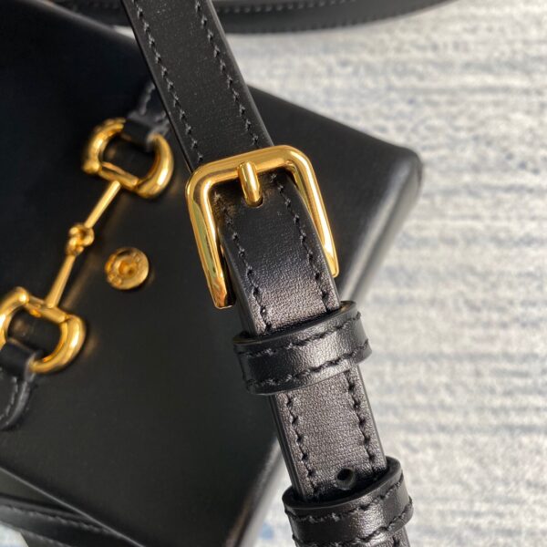 Gucci Horsebit 1955 mini bag 625615 0YK0G 1000 - Image 6