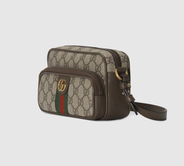 GUCCI MINI OPHIDIA CROSS BODY BAG BEIGE 18CM - Image 7