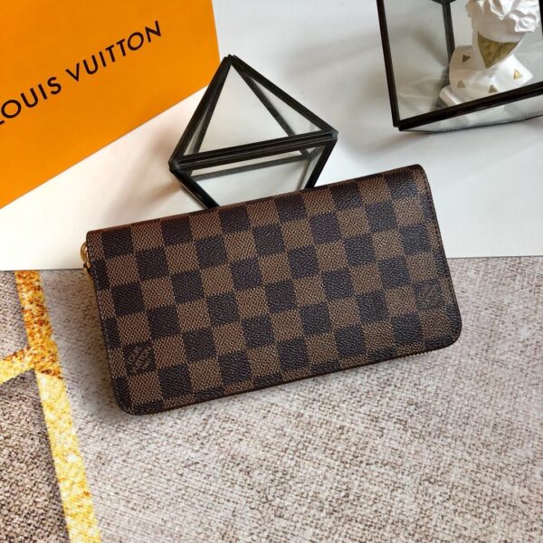 LOUIS VUITTON ZIPPY WALLET DAMIER EBENE N60046 - Image 4
