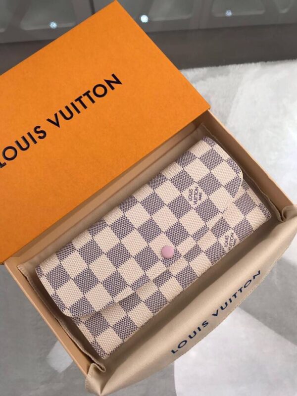 Louis Vuitton Emilie Wallet Rose Ballerine Pink N41625 - Image 7