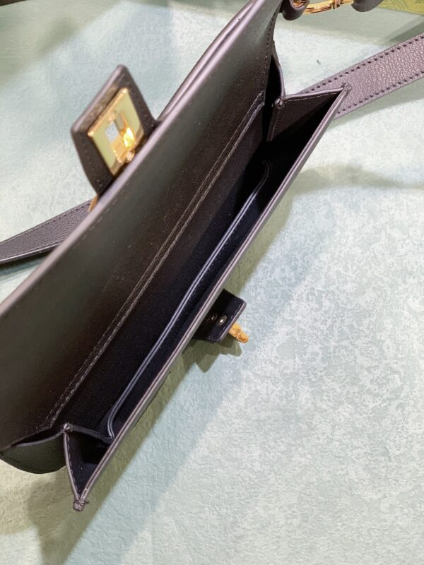 GUCCI BLONDIE BELT BAG BLACK 24CM 718154 UXX0G 1000 - Image 7