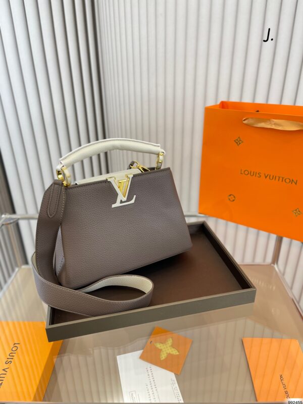 LOUIS VUITTON CAPUCINES MM BROWN M59516 - Image 7