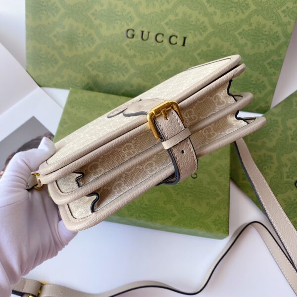 GUCCI MINI SHOULDER BAG WITH INTERLOCKING G 20CM 671620 UULBT 9683 - Image 7