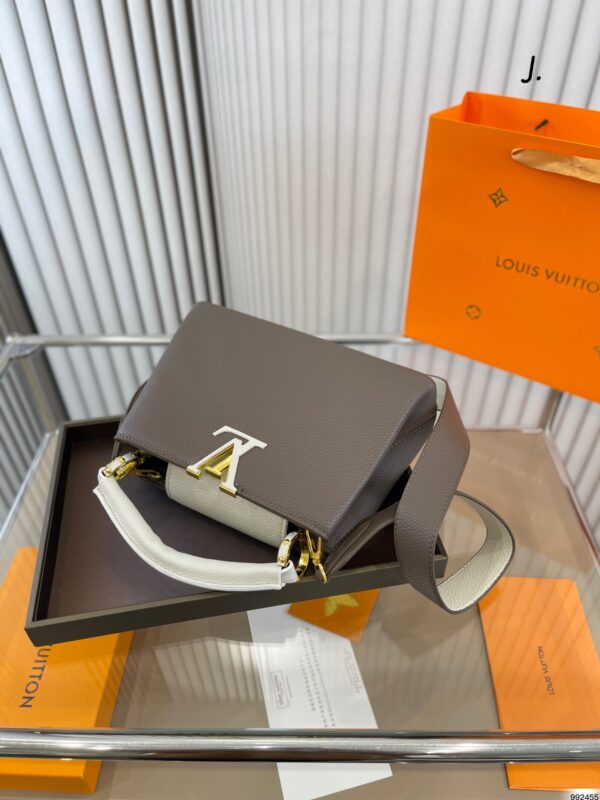 LOUIS VUITTON CAPUCINES MM BROWN M59516 - Image 6