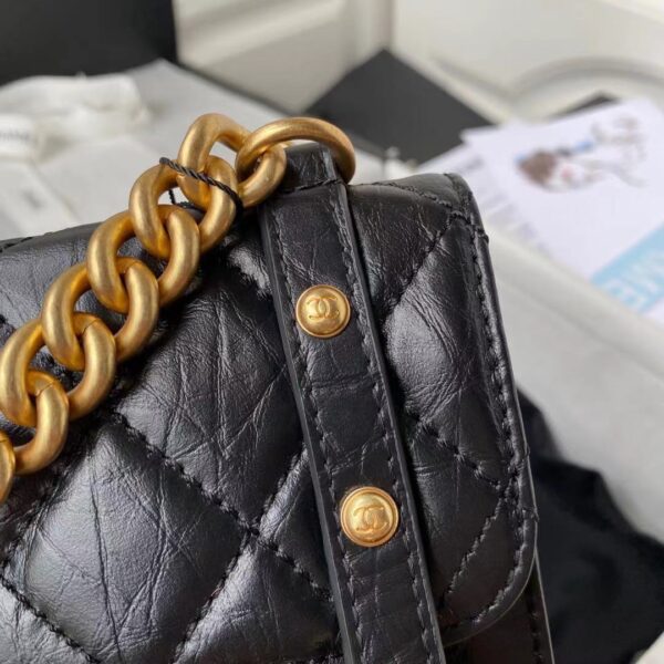 CHANEL CROSSBODY BAG BLACK AS2695 - Image 5