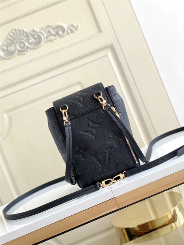 LOUIS VUITTON TINY BACKPACK 13CM BLACK M80596 - Image 3