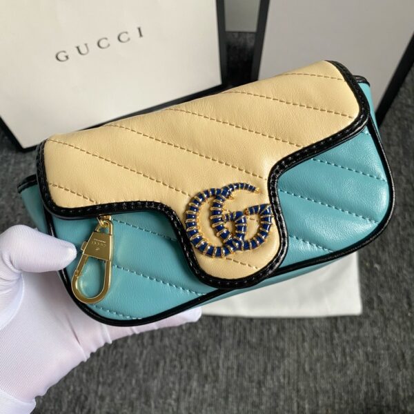 GUCCI ONLINE EXCLUSIVE GG MARMONT SUPER MINI BAG 16.5CM - Image 5