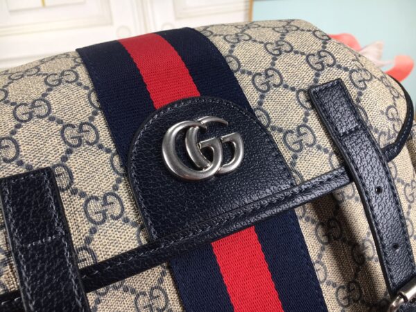 GUCCI OPHIDIA GG MEDIUM BACKPACK BLUE 40CM 598140 HUHAN 4079 - Image 8