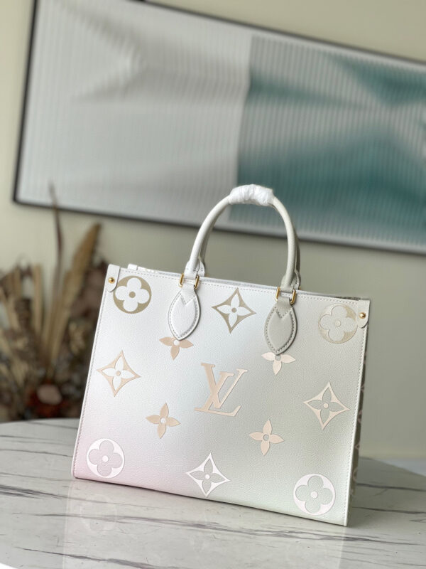 LOUIS VUITTON ONTHEGO MM SUNSET KAKI 35CM M20510 - Image 20