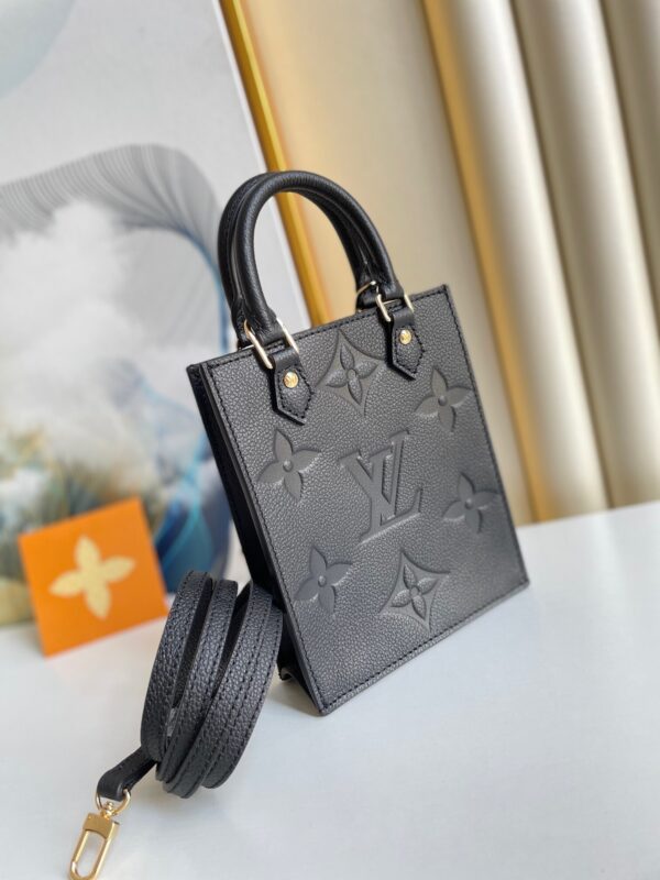 LOUIS VUITTON PETIT SAC PLAT 17CM BLACK M80478 - Image 2