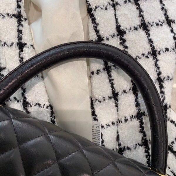 CHANEL VINTAGE TWINS DOUBLE BAG BLACK 25CM - Image 3