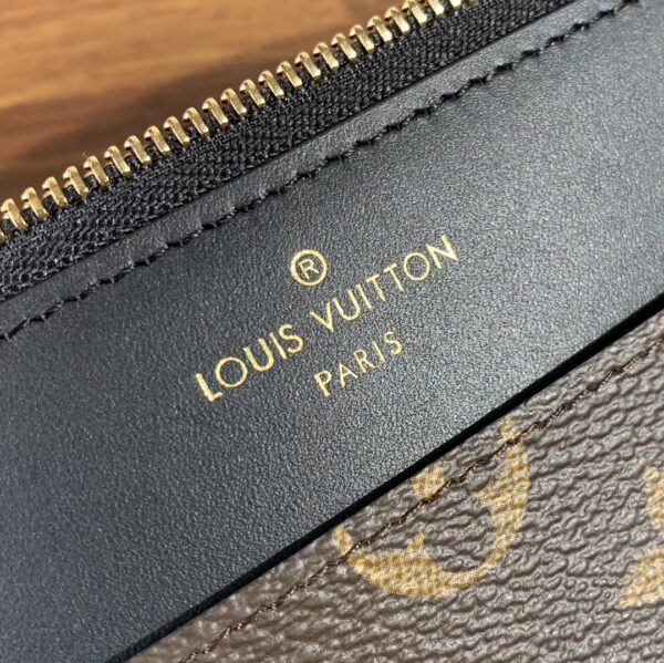 LOUIS VUITTON MONOGRAM SLIM PURSE BLACK M80348 - Image 3